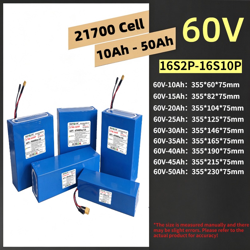 60V 30Ah 21700 Battery Pack - 60V 21700 Lithium Battery Pack with
