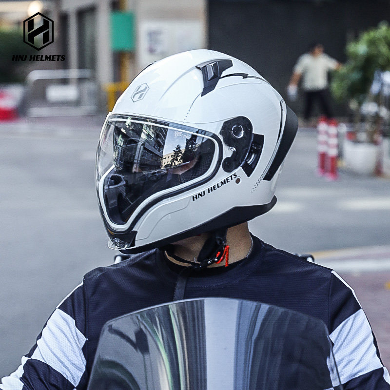 DOT Certified Full Face Helmet - Scooter Helmet Set ulasan dan harga