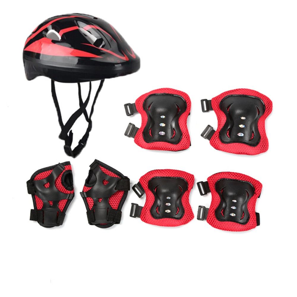 Kids Helmet Knee Elbow Pads Wr - Scooter Helmet Set ulasan dan harga