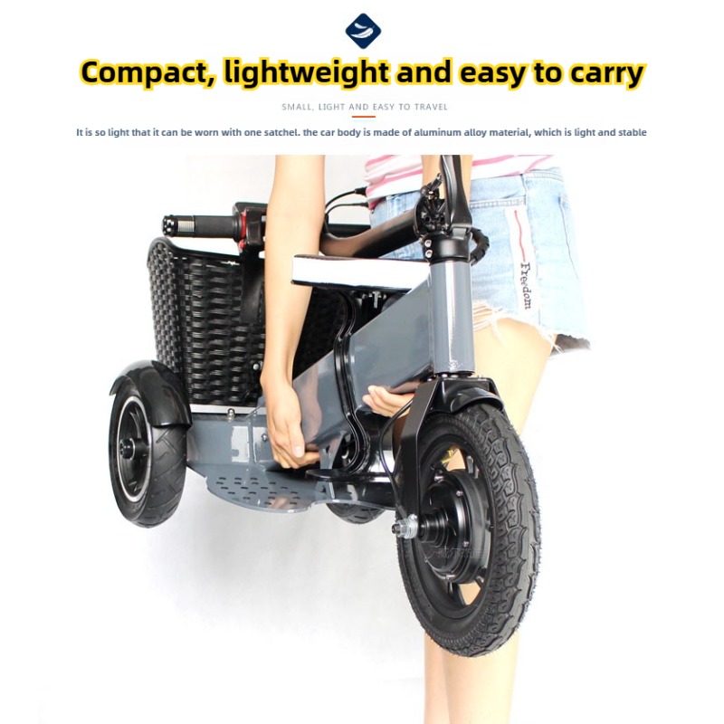 Adult Electric Tricycle Portab - Folding Electric Scooter ulasan dan harga